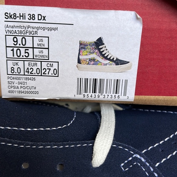 Vans Sk8-Hi 38 Dx Anaheim Factory Veggie Print WMNS - Picture 16 of 16